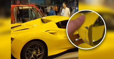 У Китаї літній водій пошкодив суперкар Ferrari та заплатив лише $26 за ремонт (фото)