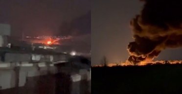 В оккупированном Луганске прогремели взрывы: дроны атаковали местную нефтебазу (видео)