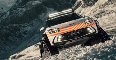 Роскошный электрокроссовер от Hyundai превратили в вездеход для самых суровых зим (видео)