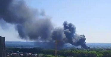 Горит военная база: стали известны подробности масштабного пожара в российском Курске