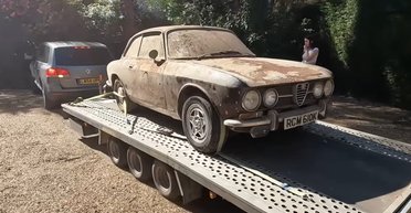 Культовый итальянский спорткар 70-х простоял 40 лет брошенным на складе (видео)