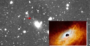 На самому краю Всесвіту знайшли чорну діру, чий бенкет триває вже 12,9 млрд років (фото)