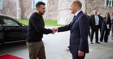 Владимир Зеленский встретился с Олафом Шольцом: подробности визита (фото)