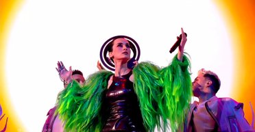 "Евровидение" под зеленой шубой", - солистка Go_A о том, как появился ее изумрудный наряд