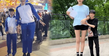 Невисокий чоловік закохався у жінку зростом 2,2 метра: пара чекає на появу первістка (фото)