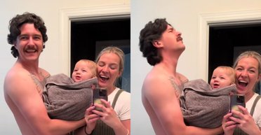 Не очікував почути це: реакція тата на перші слова доньки підкорила мережу