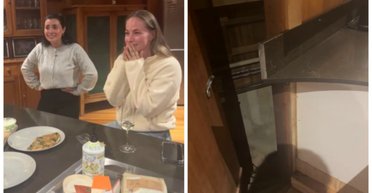 Девушки арендовали дом для вечеринки и нашли тайную комнату на кухне: куда она ведет (видео)