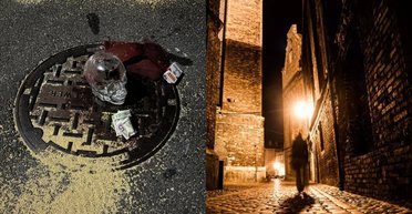 Розкидані по всьому місту зловісні схованки з підношеннями налякали людей (фото)