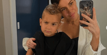 После выезда Ханумака в США Алина Шаманская вернула сына в Украину (видео)