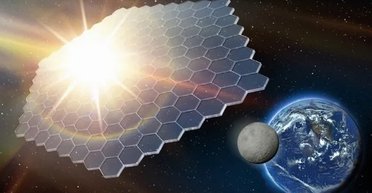 Учені хочуть відправити на орбіту величезну "парасольку", щоб врятувати Землю від палючого Сонця (фото)