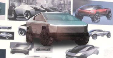 Знайомий незнайомець: як спочатку мав виглядати електричний пікап Tesla Cybertruck (фото)