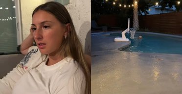 Вечірня ванна: дівчина виявила у своєму басейні несподіваного гостя (відео)