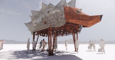 Наша боль и горе: Украина отправит на Burning Man скульптуру огромного ежа (фото)
