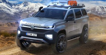 Несбывшийся конкурент Prado: Volkswagen показали секретный рамный внедорожник (фото)