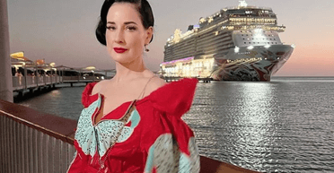 Шанувальники українських брендів: королева бурлеску Діта фон Тіз в українській сукні (фото)