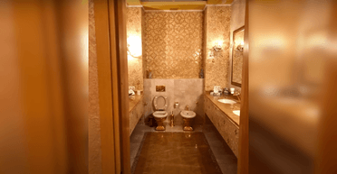 "Золотий" унітаз на мармуровій підлозі: нардеп показав фото з квартири Тимура Міндіча (відео)