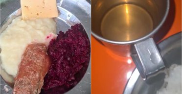 "Как в тюрьме": украинка показала, чем кормят детей в школе (фото, видео)