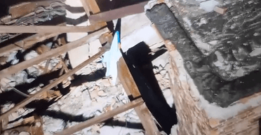 "Мы не отступим": бойцы 53-й бригады вывесили украинский флаг в Нью-Йорке на Донбассе (видео)