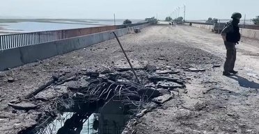 ЗС РФ мають проблеми з боєприпасами через зруйновані мости на півночі Криму, — розвідка