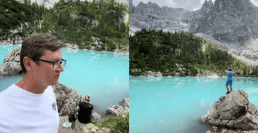 Українець показав "найкрасивіше озеро", де розмиваються межі фантазії та реальності