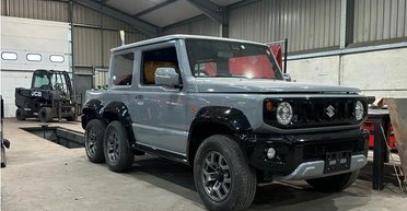 Шесть колес и грузовой кузов: как выглядит самый необычный Suzuki Jimny (фото)