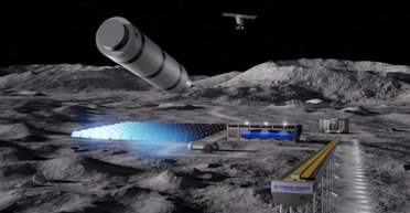 Дуже сувора кур'єрська служба: катапульта жбурлятиме кремній і титан із Місяця на орбіту (фото)