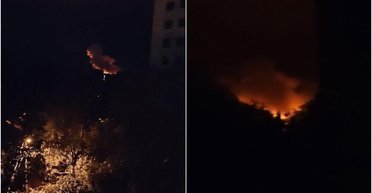 В оккупированном Донецке прогремели взрывы и поднялся сильный пожар (видео)