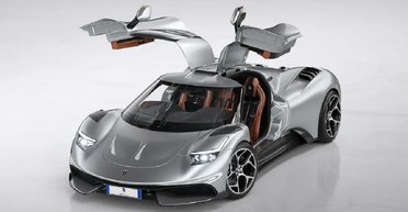 600 сил і двері "крило чайки": італійці представили незвичайний суперкар (фото)