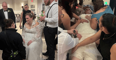 Викликали швидку: наречена веселилася на танцмайданчику до втрати свідомості (фото)