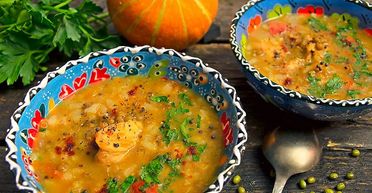 Вишукана узбецька кухня — готуємо курячу машхурду з машем і гарбузом