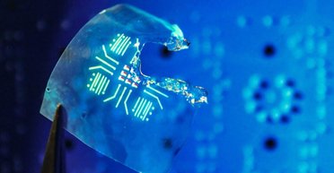 Ученые нашли новый материал для дисплеев: он из пластика, гибкий и светится