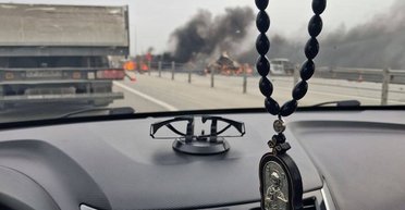 У Ростовській області РФ на ходу вибухнув бензовоз, є загиблі та постраждалі (відео)