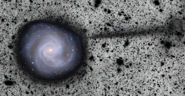 Обнаружена скрытая структура больше Млечного Пути: тянется за соседней галактикой (фото)