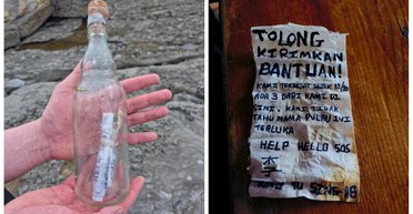 Бутылка со странным посланием прибилась к острову: это породило ряд различных теорий (фото)