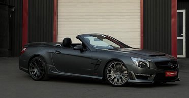 В Киеве заметили впечатляющий 800-сильный кабриолет Mercedes Brabus за $370 000 (фото)