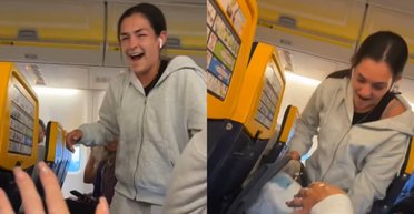 Пасажирка відчула удар під час посадки і прийняла "алкогольний душ" (фото)