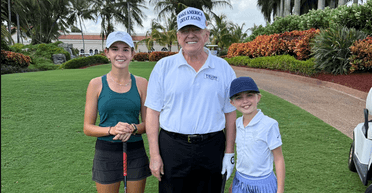 17-летняя Кай Трамп показала, как проводит время со своим дедушкой Дональдом и Илоном Маском (фото)