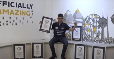 Быстрее, чем на калькуляторе: вундеркинд установил сразу 6 мировых рекордов по счету в уме