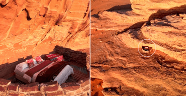 Не ИИ: блогер забронировал кровать прямо посреди пустыни Иордании под звездным небом (видео)