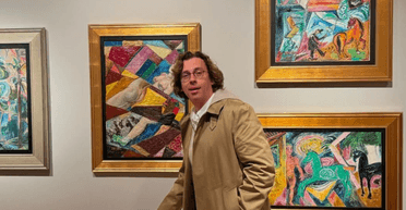 Максим Галкин посетил Украинский музей и показал выставку модернистов (фото)