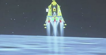 Індія увійшла в історію: вперше земний апарат приземлився біля Південного полюса Місяця (відео)