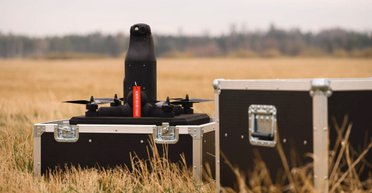 Может сбивать "Шахеды": в Латвии презентовали новый дрон-перехватчик