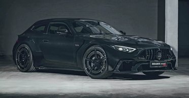 Гибрид универсала и купе: дебютировал необычный 1000-сильный Mercedes Brabus (видео)