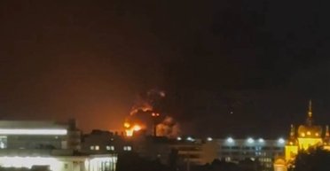 В Сызрани и Краснодаре в России горят НПЗ после ночной атаки беспилотников (видео)