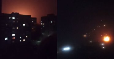 В оккупированном Шахтерске прогремели взрывы: под атакой оказалась нефтебаза (видео)