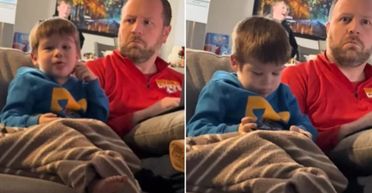 Хлопчик сказав вітчиму 4 слова: після цього у кімнаті застигла німа пауза (відео)