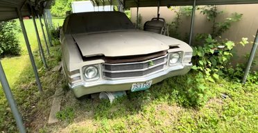 Знаменитое американское авто 70-х завелось после 25 лет простоя на улице (видео)