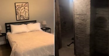 "Не спали до ранку": сестри помітили в орендованій квартирі моторошну приховану кімнату (відео)
