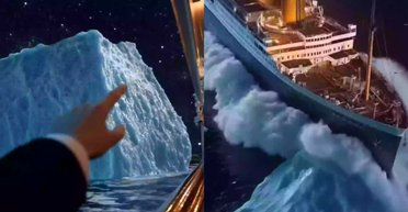 Подорож у часі: відео показало, як було прокинутися на потопаючому "Титаніку" (відео)