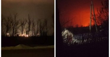 Пылают резервуары: в Самарской области РФ дроны атаковали газоперерабатывающий завод, на месте масштабный пожар (видео)